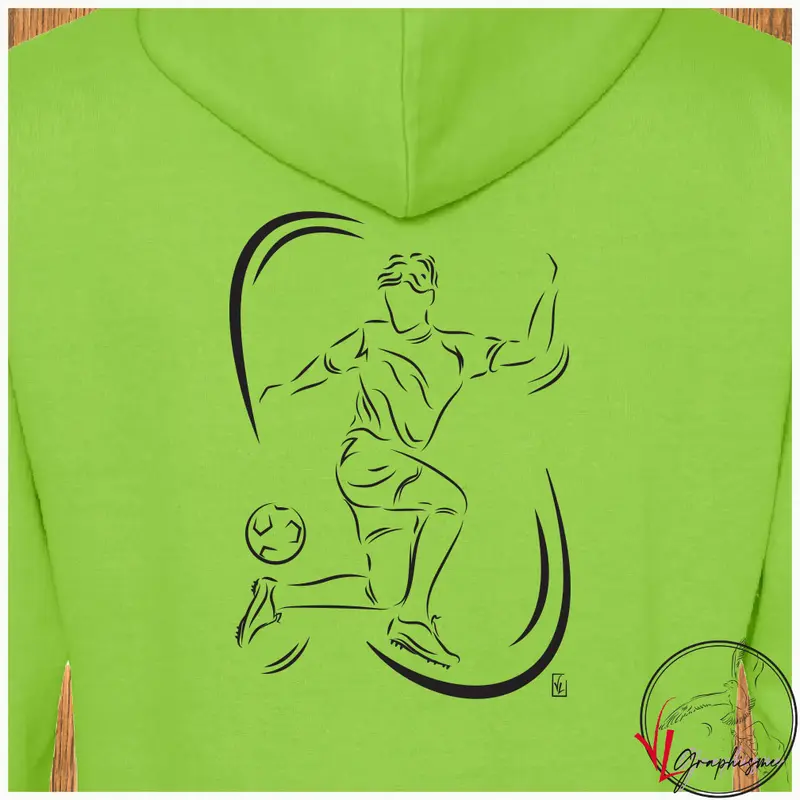 Sweat-Shirt Footballeur Pied Sport
