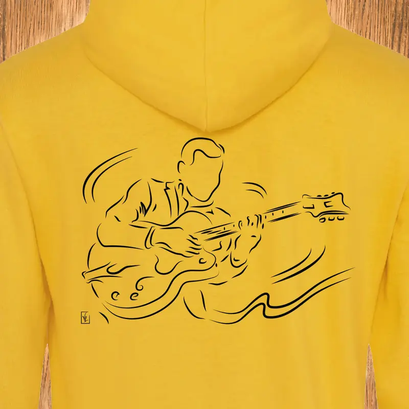 Sweat-Shirt Guitare Musicien