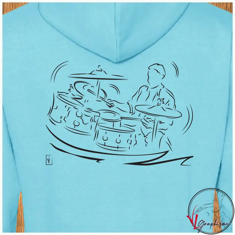 Sweat-Shirt Musicien Batterie