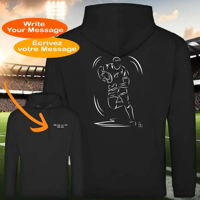 Sweat-Shirt Rugby Course Sport