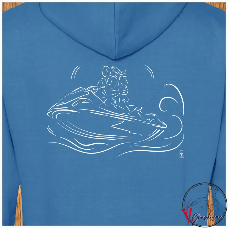 Sweat-Shirt scooter mer couple