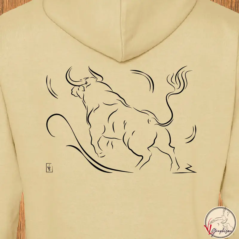 Sweat-Shirt Taureau de dos