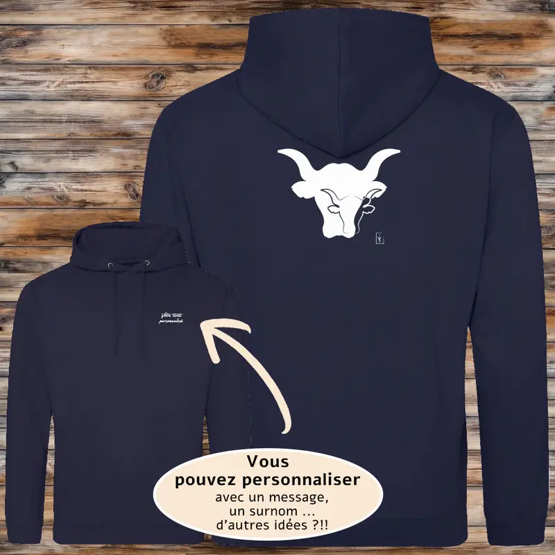 Sweat-Shirt Taureaux Sigle 2 têtes
