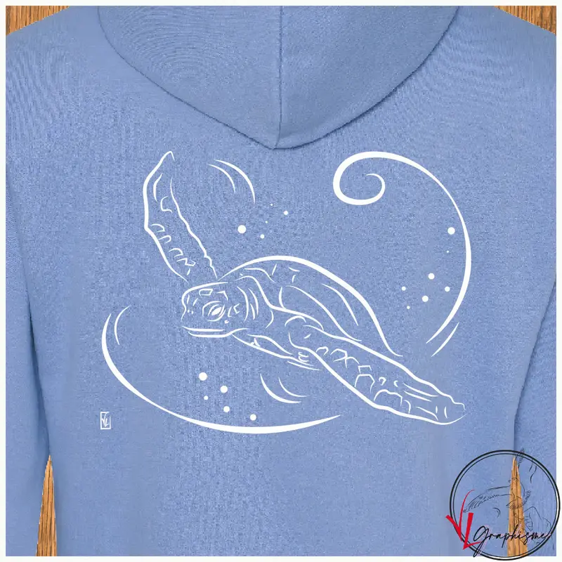 Sweat-Shirt Tortue Mer Océan