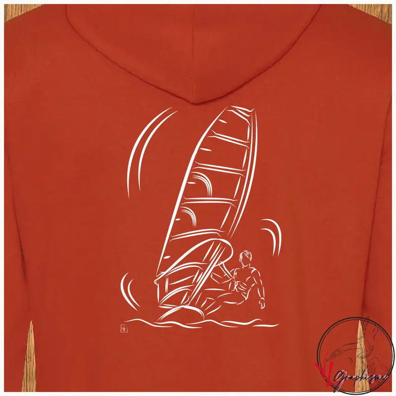 Sweat-Shirt Windsurf Sport voile