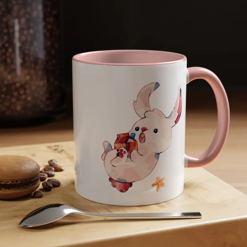 Sweet Bunny Coffee Mug – Cute Watercolor Mug (11/15oz)