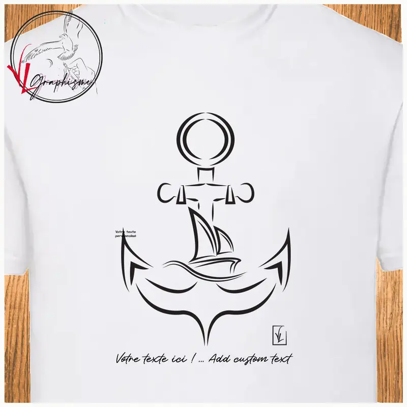 T-Shirt Ancre voilier