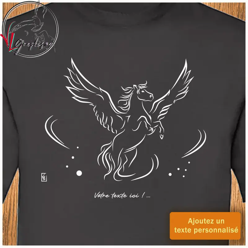 T-Shirt Cheval Pégase