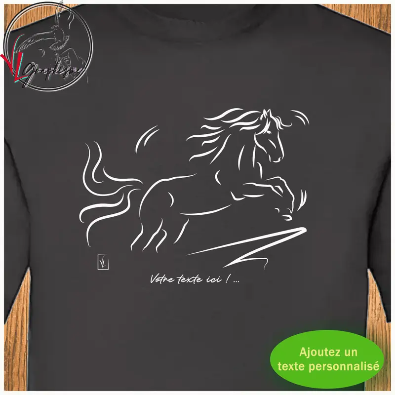 T-Shirt Cheval Saut