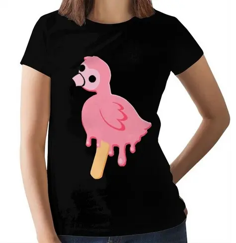 T-Shirt Femme Flamant Rose