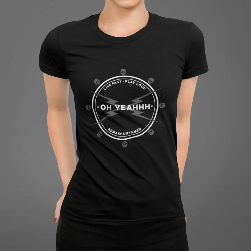 T-shirt Femme  OH YEAHHH "Skulls"