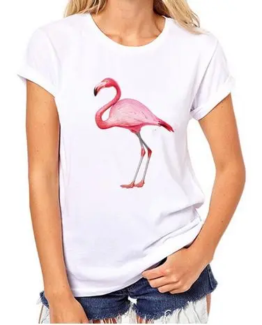 T-shirt Flamant Rose Dessin