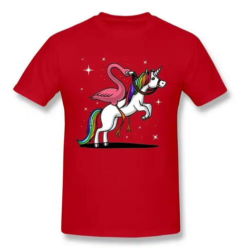 T-Shirt Flamant Rose et Licorne