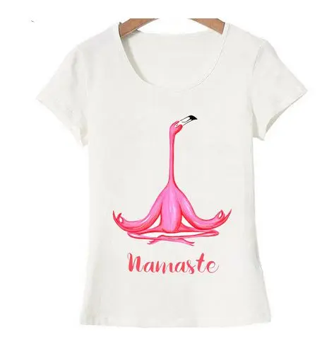 T-shirt Flamant Rose Namaste