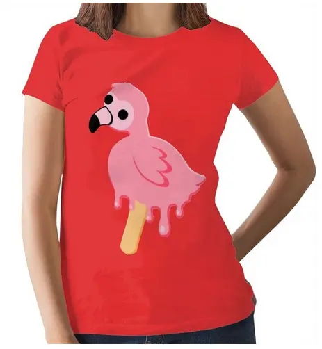 T-Shirt Flamant Rose pour Fille