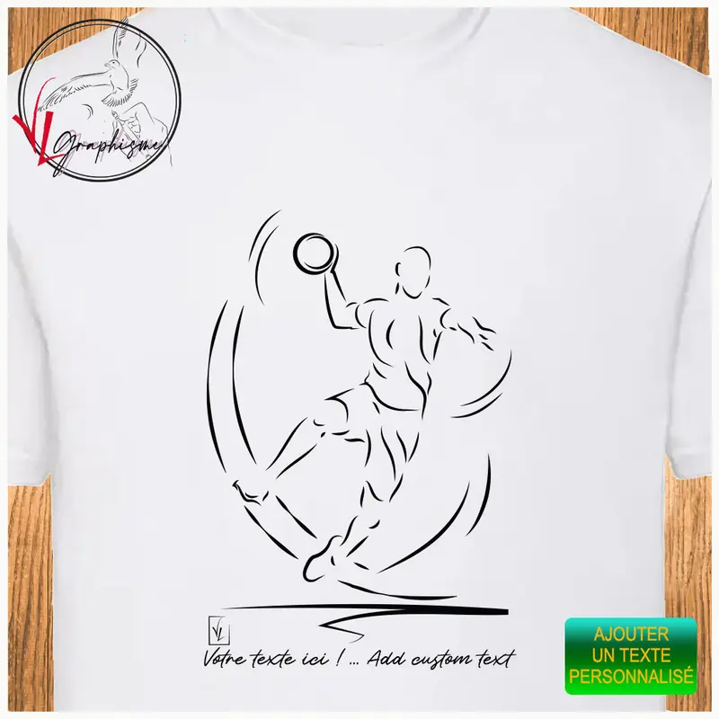 T-Shirt Handball Sport - Personnalisable