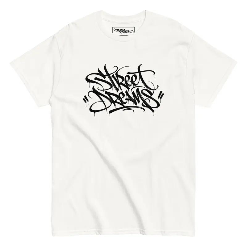 T-shirt handstyle "Street Dreams" - Blanc