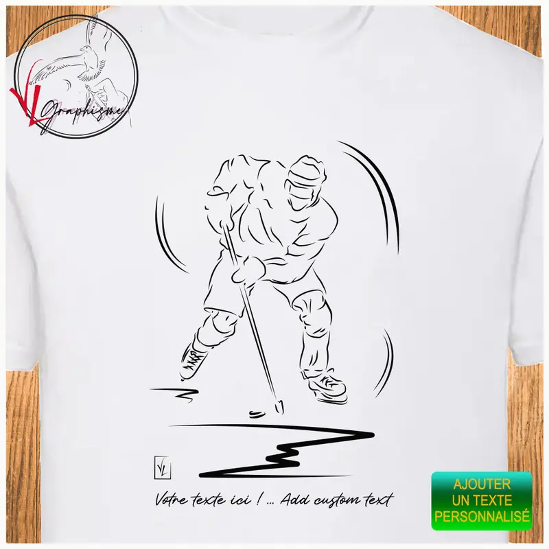T-Shirt Hockey sur Glace Sport