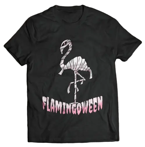 T-shirt Homme Flamant Rose Halloween