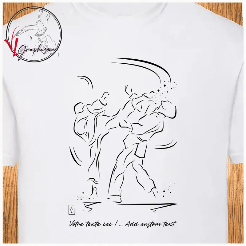 T-Shirt Jujitsu Geri Sport - Personnalisable