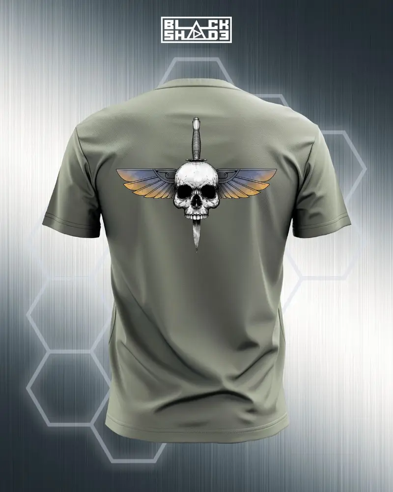 T-Shirt - "Kick Ass" Vert Amande