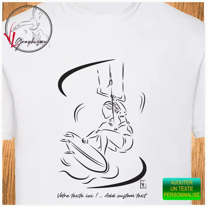 T-Shirt Kitesurf Saut Sport