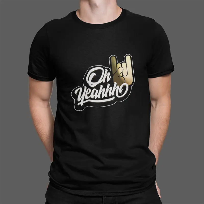 T-shirt OH YEAHHH - Insigne gold PREMIUM