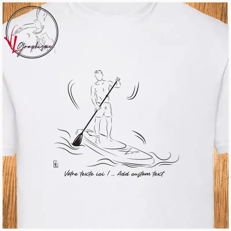 T-Shirt Paddle Homme - Personnalisable
