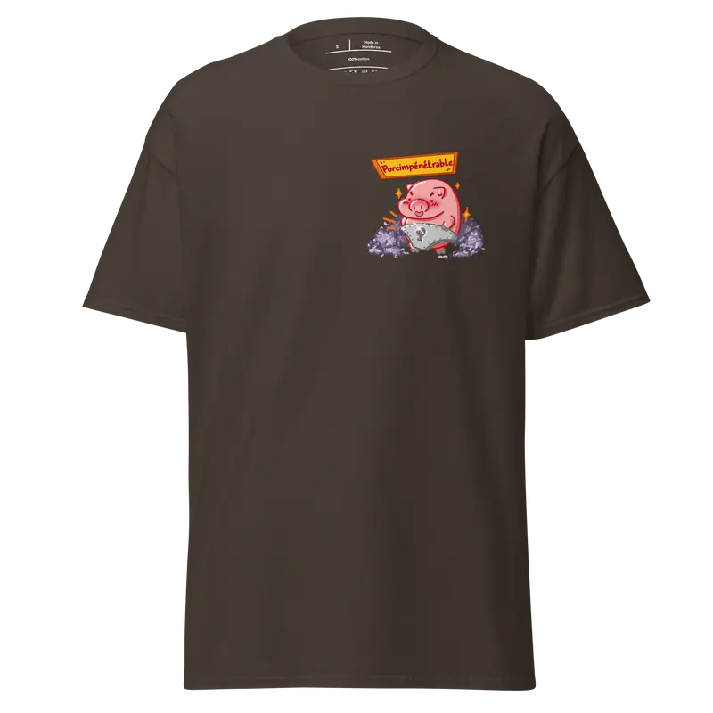 T-shirt Porcimpénétrable - couleurs foncées