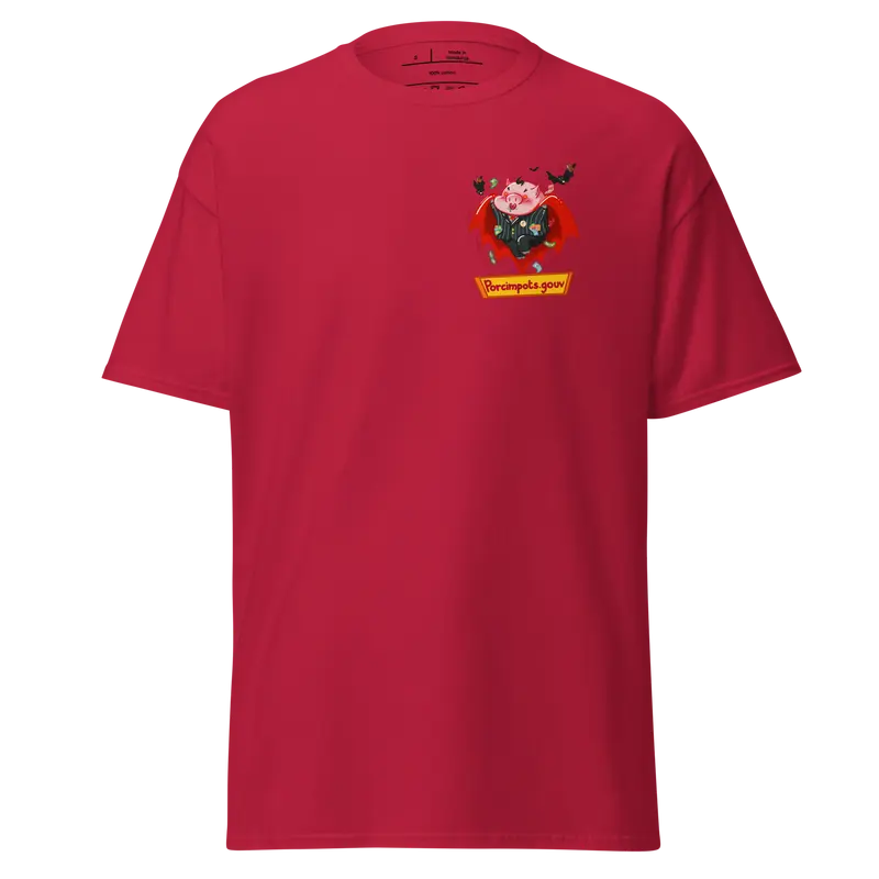 T-shirt Porcimpots.gouv - couleurs vives