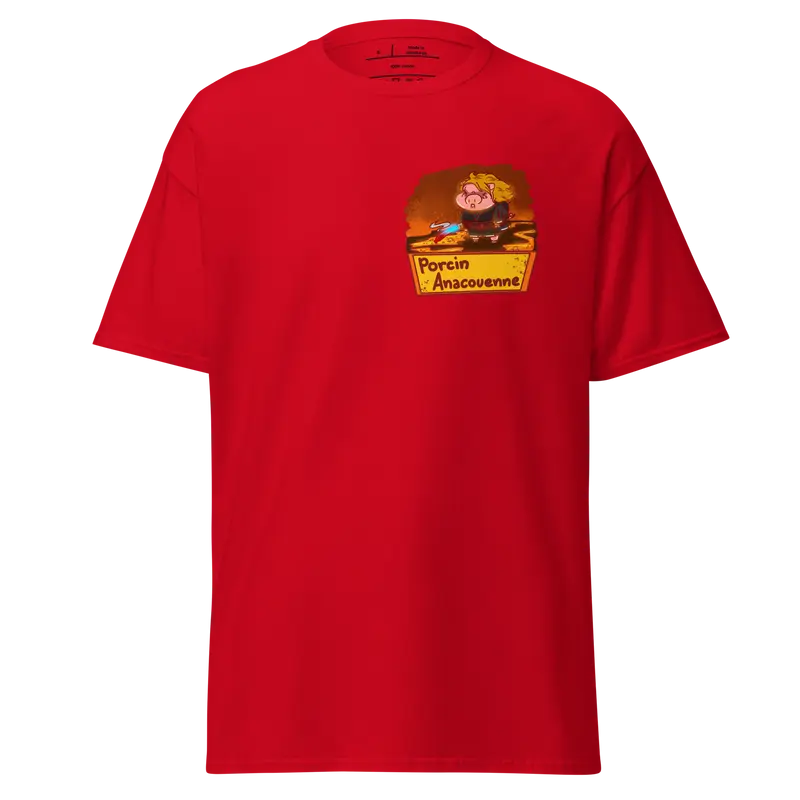 T-shirt Porcin Anacouenne - couleurs vives
