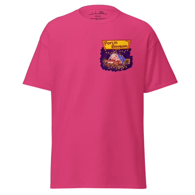 T-shirt Porcin Bouquin - couleurs vives