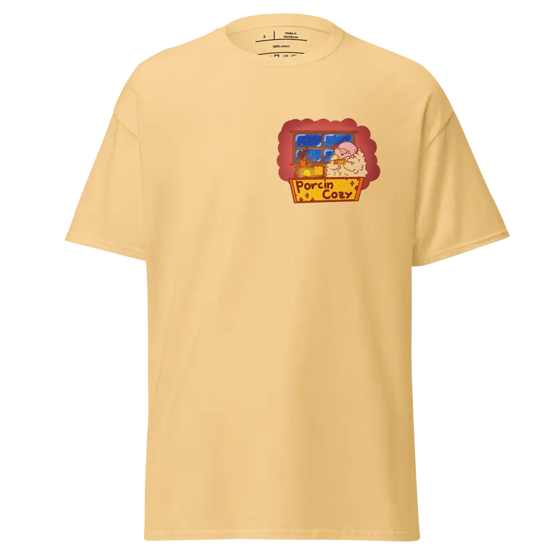 T-shirt Porcin Cozy - couleurs claires