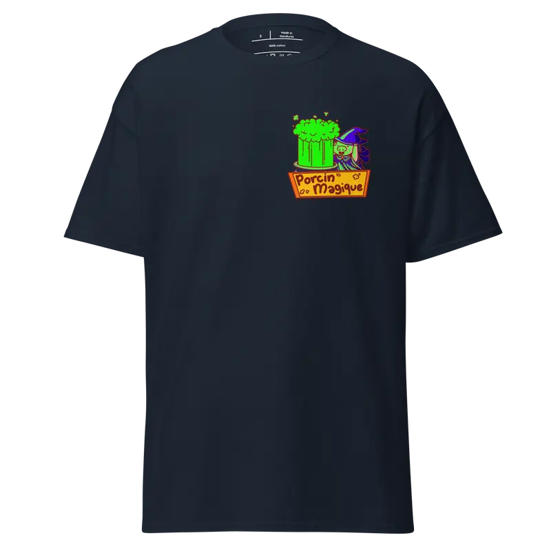 T-shirt Porcin Magique - couleurs foncées