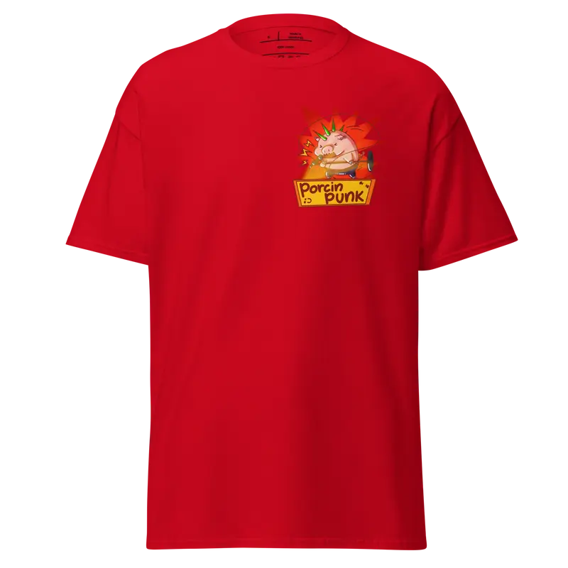 T-shirt Porcin Punk - couleurs vives