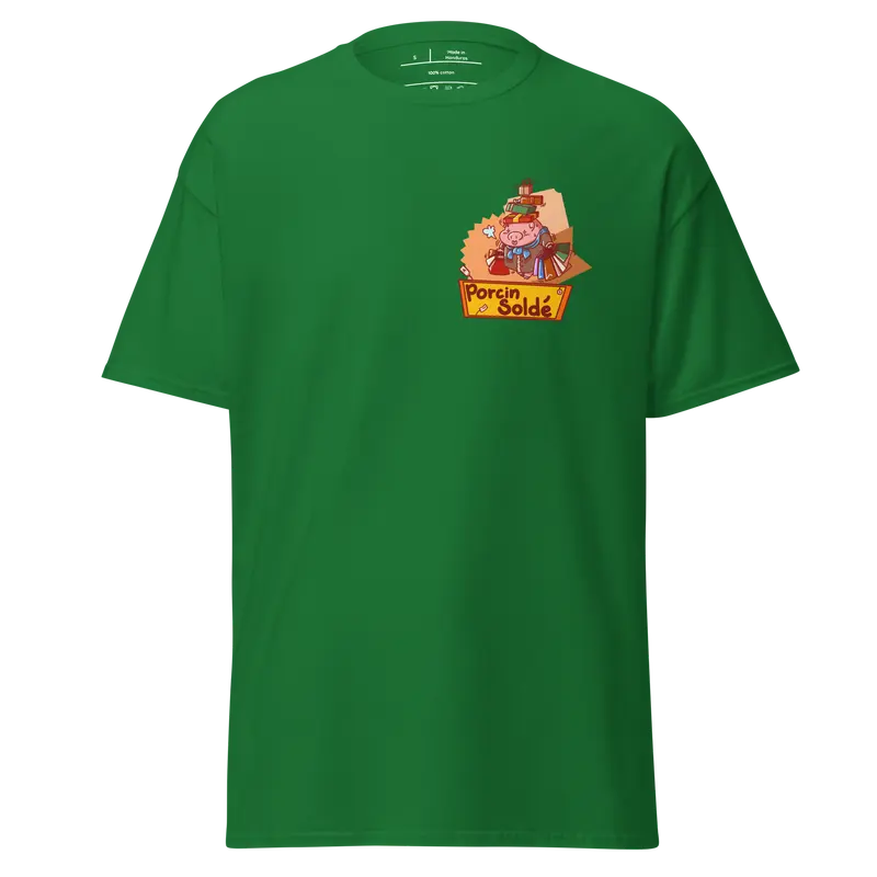 T-shirt Porcin Soldé - couleurs vives