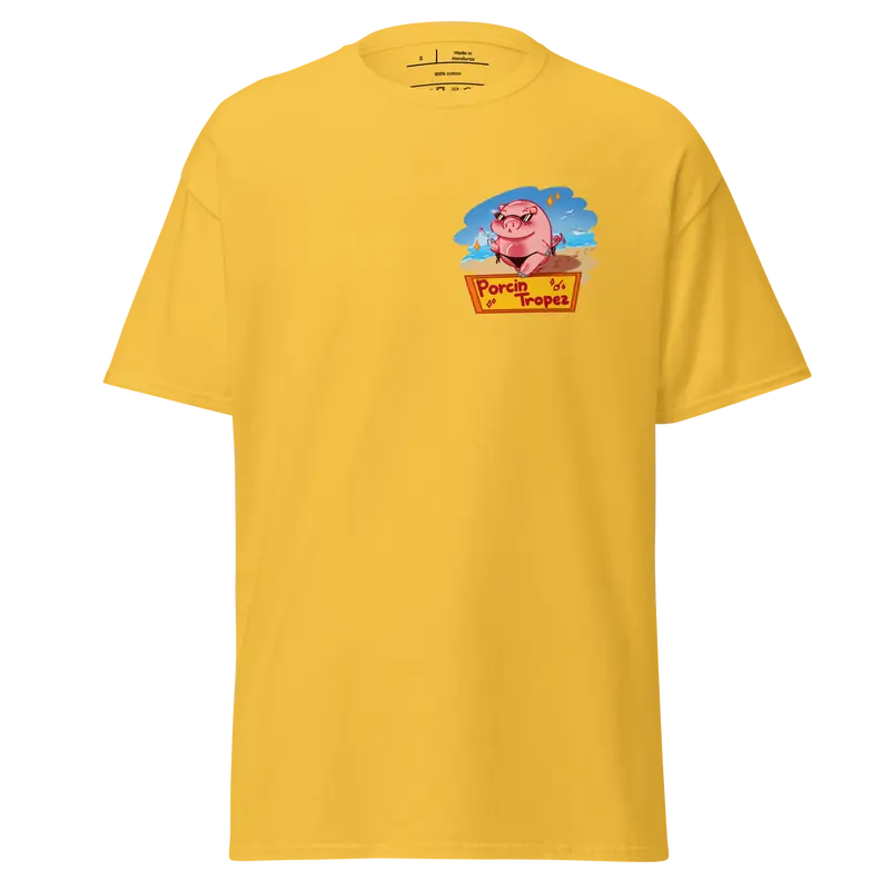 T-shirt Porcin Tropez - couleurs vives