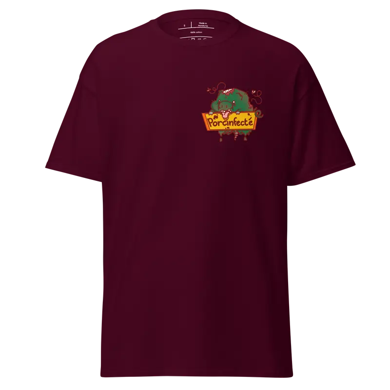T-shirt Porcinfecté - couleurs foncées