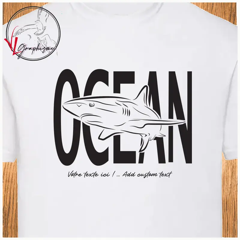 T-Shirt Requin Océan