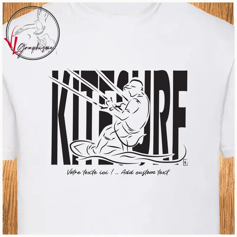 T-Shirt Skysurf Sky surf Texte