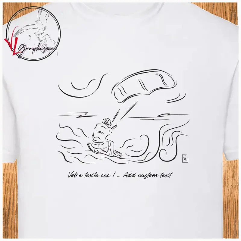 T-Shirt Skysurf Skysurfing - Personnalisable