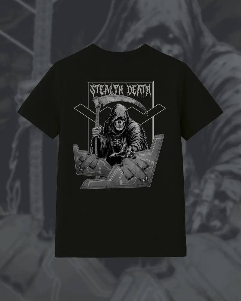 T-Shirt - "Stealth Death" Noir