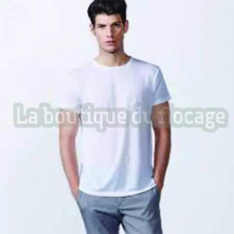 T-SHIRT SUBLIMATION (Adulte Unisexe) Blanc Sublima