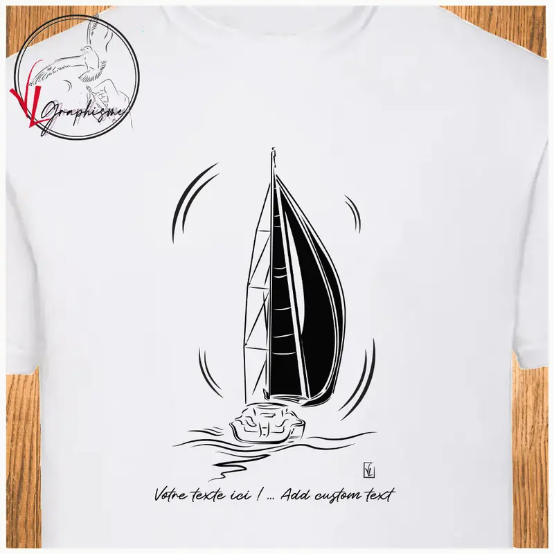 T-Shirt Voilier solitaire