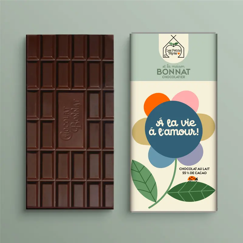 Tablette de Chocolat - A LA VIE A L'AMOUR