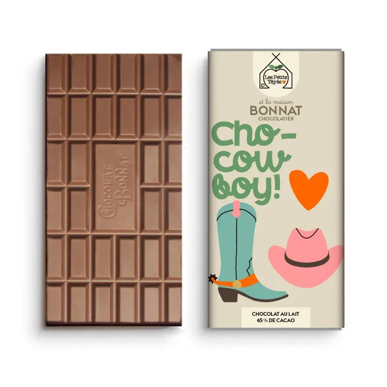 Tablette de Chocolat - Cho-cow-boy!