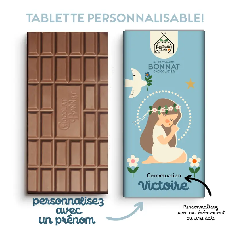 Tablette de Chocolat personnalisable  - VICTOIRE