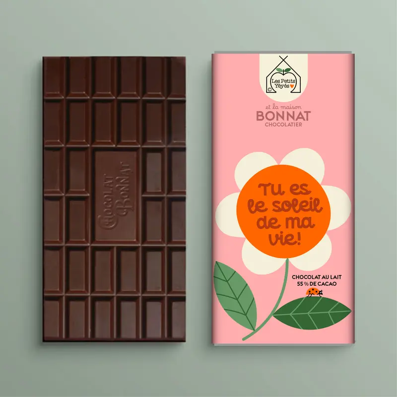 Tablette de Chocolat - TU ES LE SOLEIL DE MA VIE
