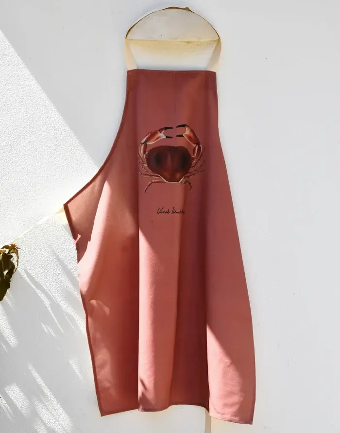 Tablier Rouge brique 100% coton