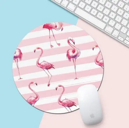 Tapis de Bureau Flamant Rose